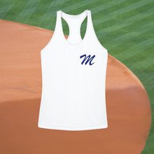 Load image into Gallery viewer, Racerback Baseball Lace Tee