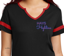 Load image into Gallery viewer, Hays Highline 2024-2025 Ladies Halftime Notch Neck Tee LST6041