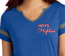 Load image into Gallery viewer, Hays Highline 2024-2025 Ladies Halftime Notch Neck Tee LST6041
