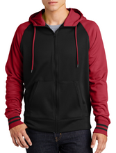 Load image into Gallery viewer, Hays Highstepper Sport Wick Varsity Fleece Full Zip Hooded Jacket Men