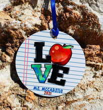 Load image into Gallery viewer, Teacher Ornaments