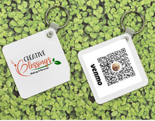 Load image into Gallery viewer, QR Code Key Chain-2 sided