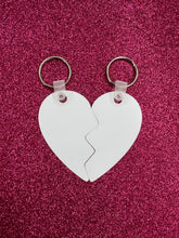 Load image into Gallery viewer, Two Part Heart Keychain