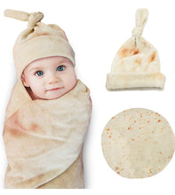 Load image into Gallery viewer, My Little Tortilla Blanket and Cap Set
