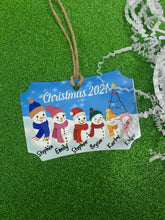 Load image into Gallery viewer, Aluminum Sublimation Christmas Ornament Blanks