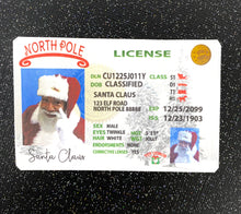 Load image into Gallery viewer, Santa's Drivers License
