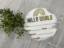 Load image into Gallery viewer, Newborn Birth Announcement