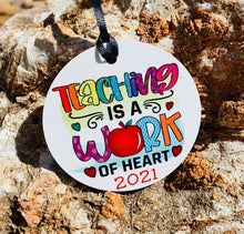 Load image into Gallery viewer, Teacher Ornaments