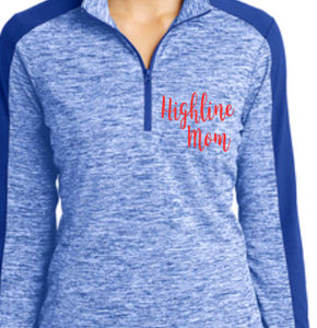 Hays Highstepper Women's Sport-Tek Heather Colorblock 1/4-Zip Pullover