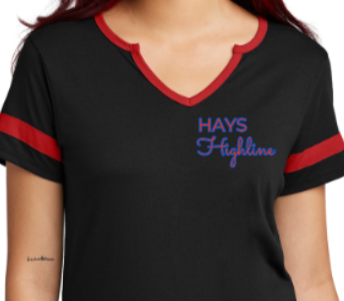 Hays Highline 2024-2025 Ladies Halftime Notch Neck Tee LST6041