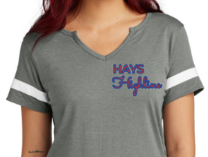 Hays Highline 2024-2025 Ladies Halftime Notch Neck Tee LST6041