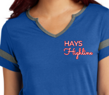 Load image into Gallery viewer, Hays Highline 2024-2025 Ladies Halftime Notch Neck Tee LST6041
