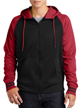 Load image into Gallery viewer, Hays Highstepper Sport Wick Varsity Fleece Full Zip Hooded Jacket Men
