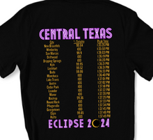 Load image into Gallery viewer, Central Texas Total Eclipse Tee   ORDER DEADLINE 4/1/2024
