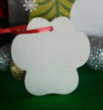3.5 Round Aluminum Dye Sublimation Christmas Ornament Blanks