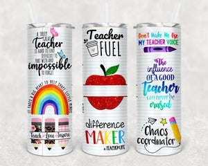 Teacher Tumbler-Personalized Options