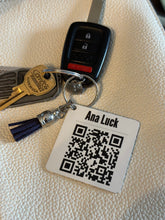 Load image into Gallery viewer, QR Code Key Chain-2 sided
