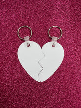 Load image into Gallery viewer, Two Part Heart Keychain
