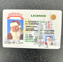 Load image into Gallery viewer, Santa&#39;s Drivers License
