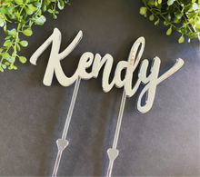 Load image into Gallery viewer, Custom Name Cake Topper Simple
