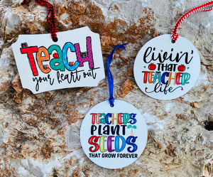 Teacher Ornaments
